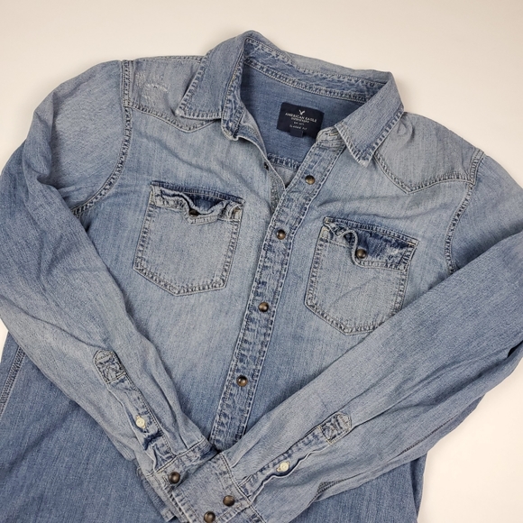 AEO - Mens Distressed denim Western - Picture 3 of 3